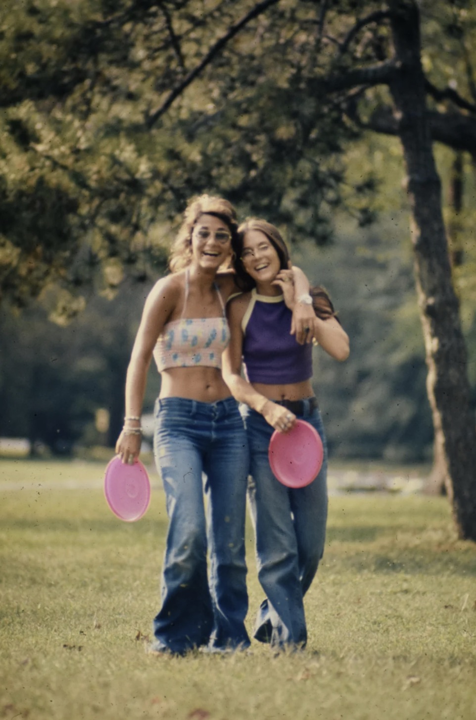 Frisbee Playing in the Park, 1973. 